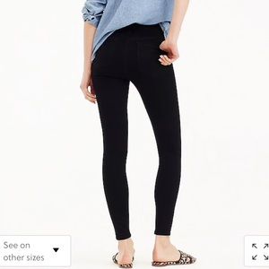 Jcrew black denim jeggings